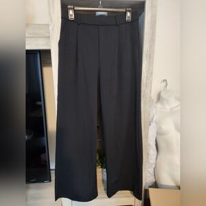 HALARA Black Wide-Leg High-Rise Pants, Waist 30", Inseam 29"